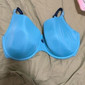 Cacique Lightly Lined Tshirt bra 40H blue